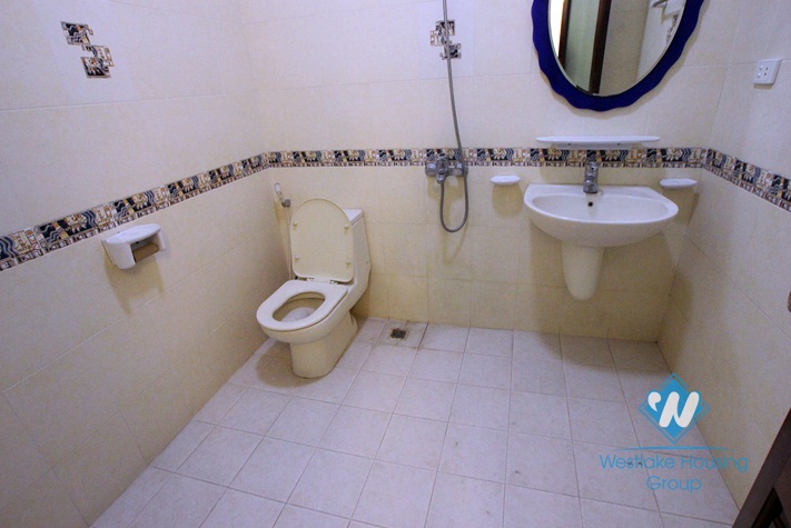 Beautiful house with quiet location for rent in Ba Dinh District, Hanoi